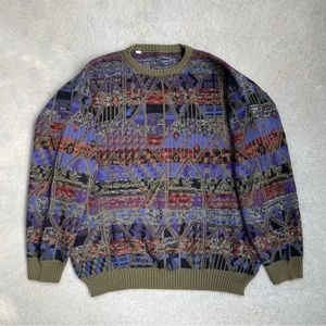 💫Vintage pattern Knit Sweater - size M